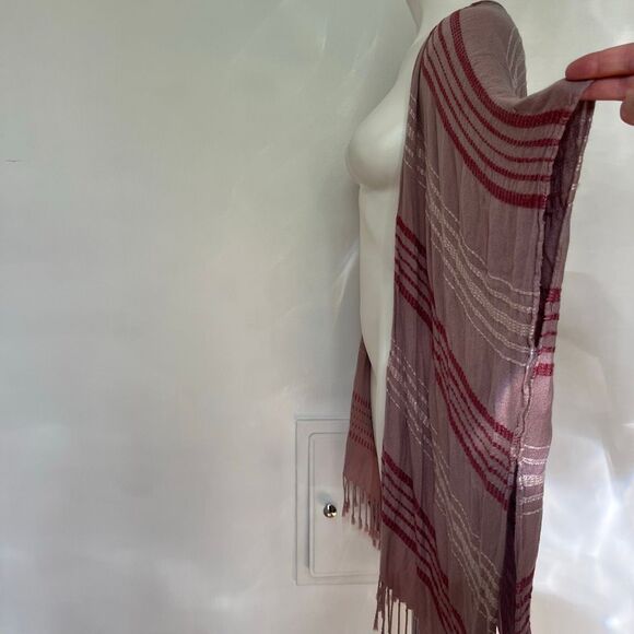 A.N.A. 100% rayon kimono coverup poncho - Picture 2 of 6